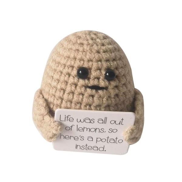 Positive Potato Knitted Potato Doll 4 4 4