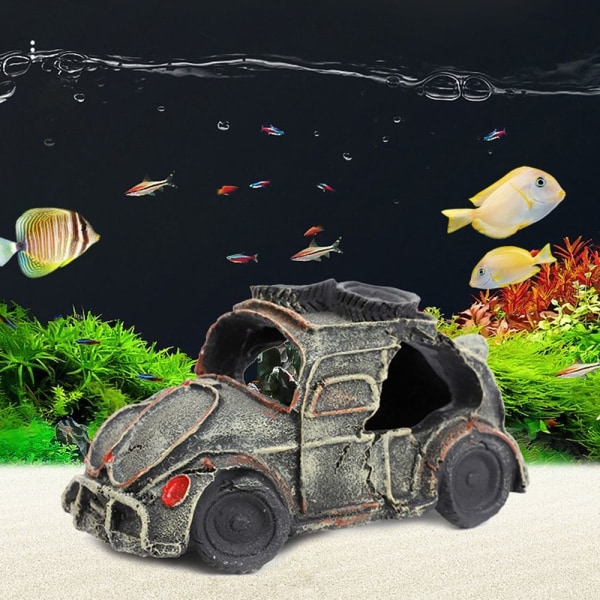Fisketankdekorasjon vrakbil 4 4 4