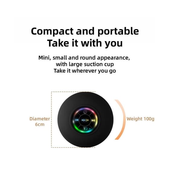Bluetooth högtalare Subwoofer VIT White