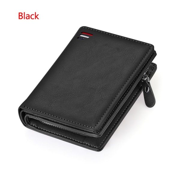 Myntfodral i skinn i läder CASE black