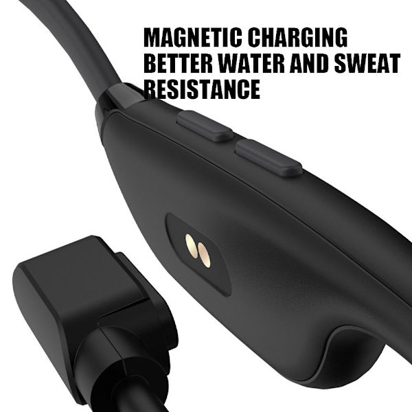 Bone Conduction Earphone Open Ear VAALEANHARMAA light grey