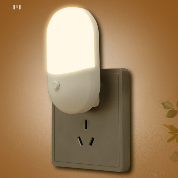 Led Night Light Plug In Energisparande VIT EU EU white EU-EU