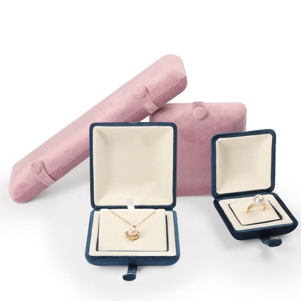 Smykkeskrin Ring Oppbevaringsboks ROSA 23,5X6X4CM pink 23.5x6x4cm