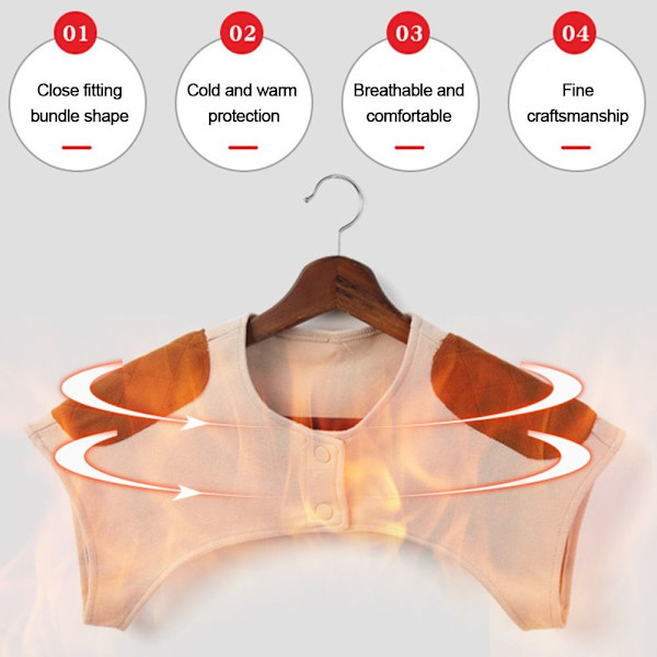 Axelskydd Axelvärmare Wrap BEIGE MCOLLAR KRAGE beige Mcollar-collar