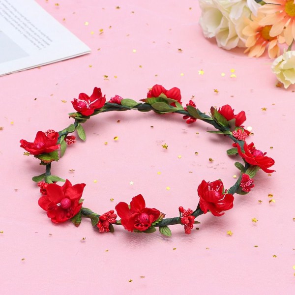 Flower Crown Bohemia Garland BLÅ BLÅ Blue