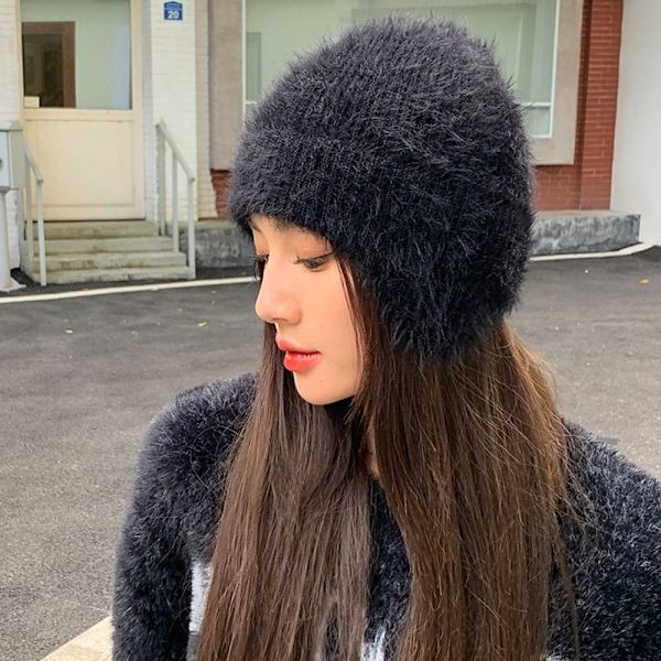 Vinter varme hatte Casual stable hatte SORT Black