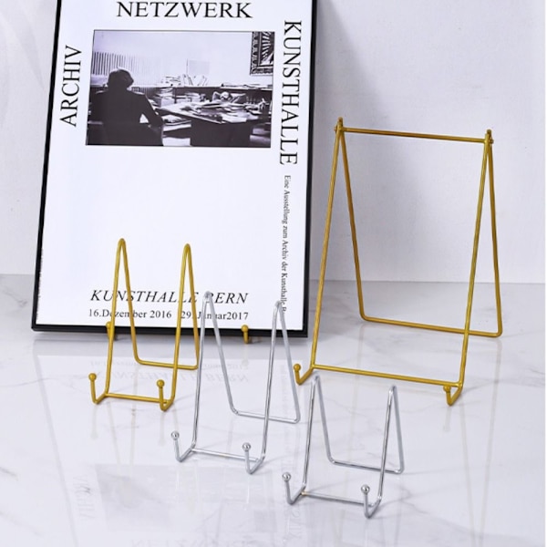 Jern Display Stand Wire Iron Staffeli SORT M black M