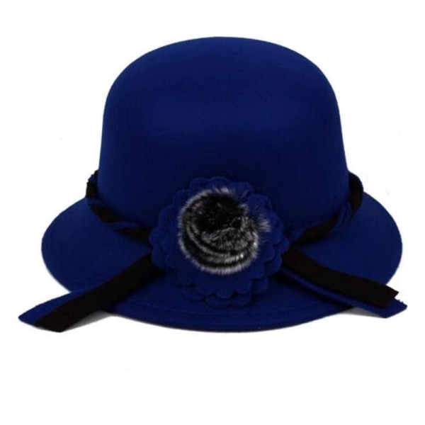 Fedoras Cap Dome Hat MØRKEBLÅ dark blue