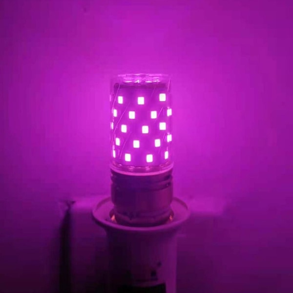 LED Majs färgglada glödlampor Majslampa LILA E14 12W E14 12W Purple E14  12W-E14  12W