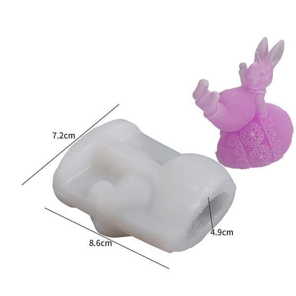 Egg Bunny mold kani