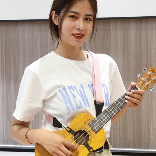 Ukulele Stropp Gitar Tilbehør GUL Yellow