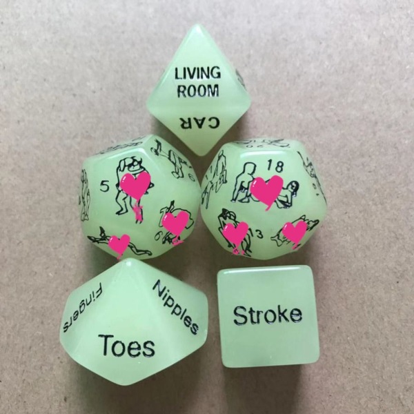 Sexy Dice Set Game Dice 6 kpl 6 kpl 6PCS