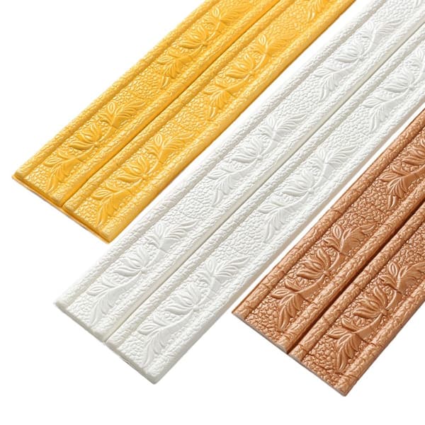 Väggdekaler Väggkantslist VIT VIT white