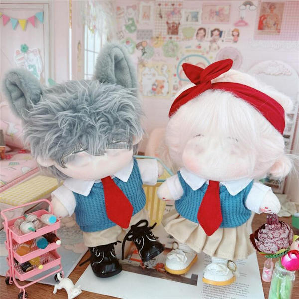 20cm Dockor Kläder Mini Skoluniform GIRL GIRL girl
