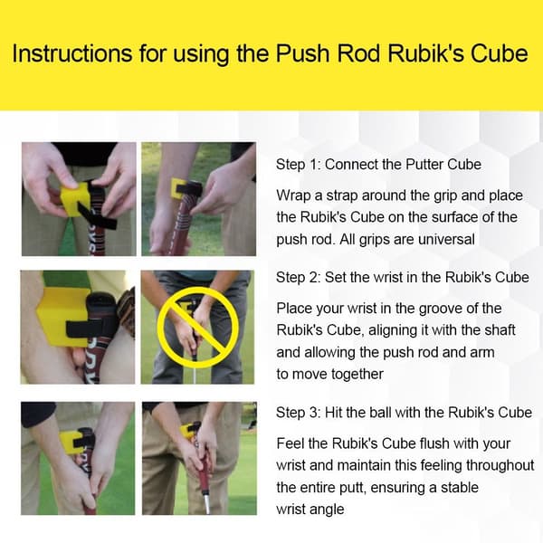 Golf Swing Aid Golf Putter Cube Trainer Assist