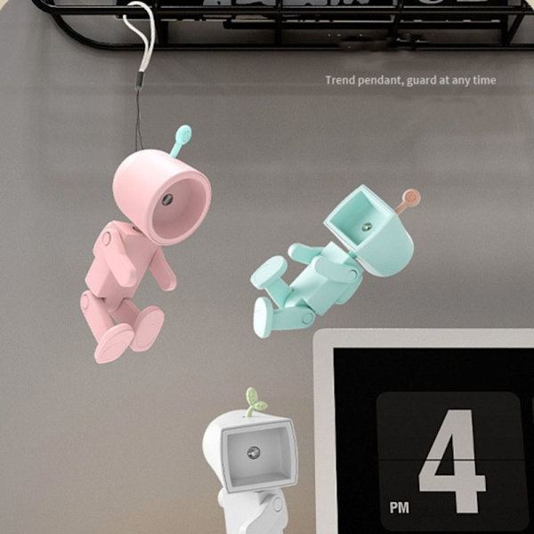 LED Natlys Skrivebordslampe PINK SQUARE SQUARE pink square-square