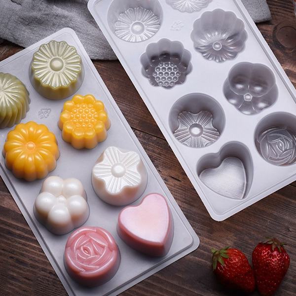 2 Stk Geléform Puddingform Isbiter Stempler