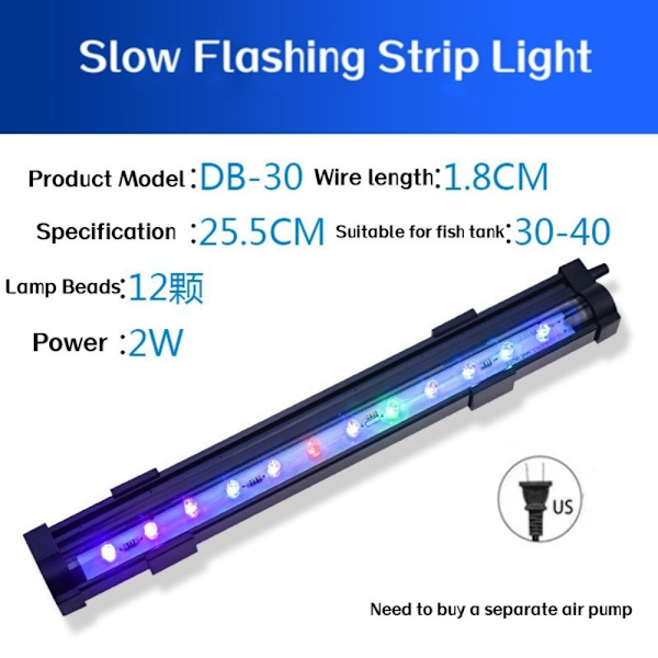 Bubble Light Colorful Light 25,5CMUS US 25.5cmUS