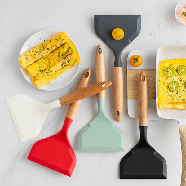 Cooking Shovel Silikon Spatel RØD RØD red