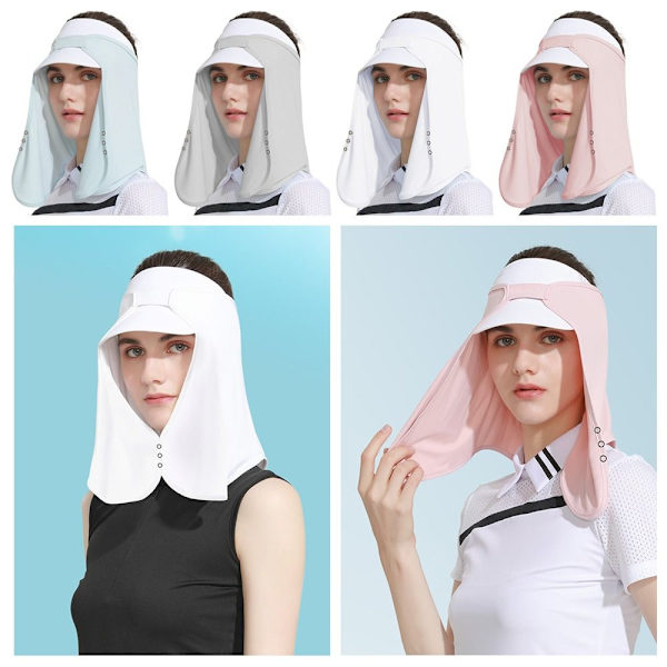Ice Silk Hat Sun Hat PINK Pink