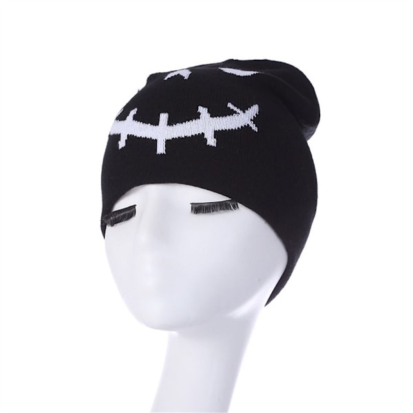 Mössa Stickad mössa SVART black