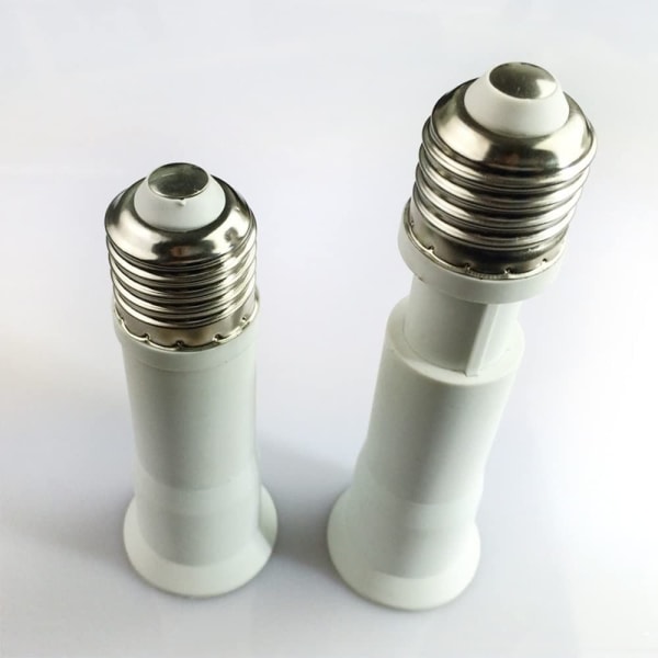 4 stk E27 til E27 Light Socket Extender 3,1-4,1in/8-11cm forlængelse