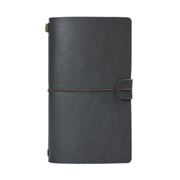 A6 Anteckningsbok Ledger Book MÖRKGRÅ Dark Gray