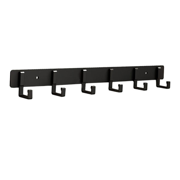 Vägg Dörrkrok Vardagsrum Dörrkrok SVART 6 KROKAR 6 KROKAR Black 6 hooks-6 hooks