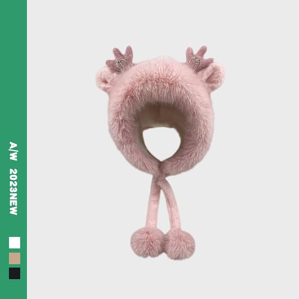Mössa Scarf Set Öronskydd Mössa ROSA pink