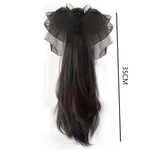 Hårkloklemmer Barrette Hårnål MØRK BRUN 1 1 dark brown 1-1