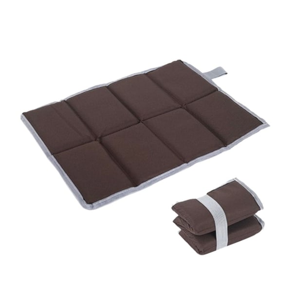 Vikbar campingmatta Vandringssittdyna SVART black