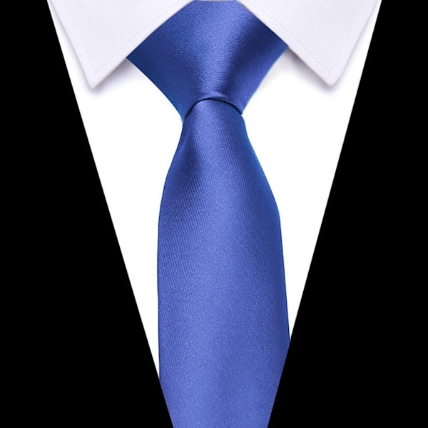 8 cm Miesten solmio Cravat VAALEANHARMAA Light grey