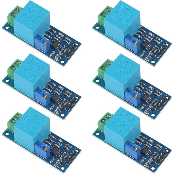 6stk Spenningstransformatormodul AC Spenningssensorkort Strøm
