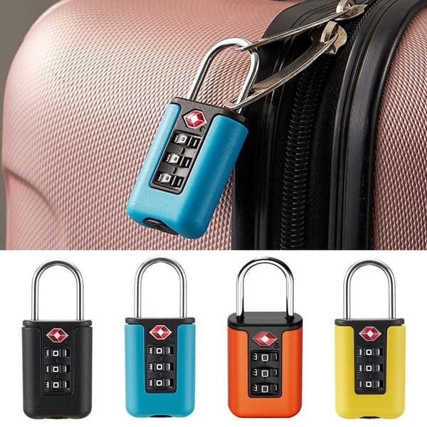 TSA Customs Code Lock Bagage Lösenordslås ROSA Pink