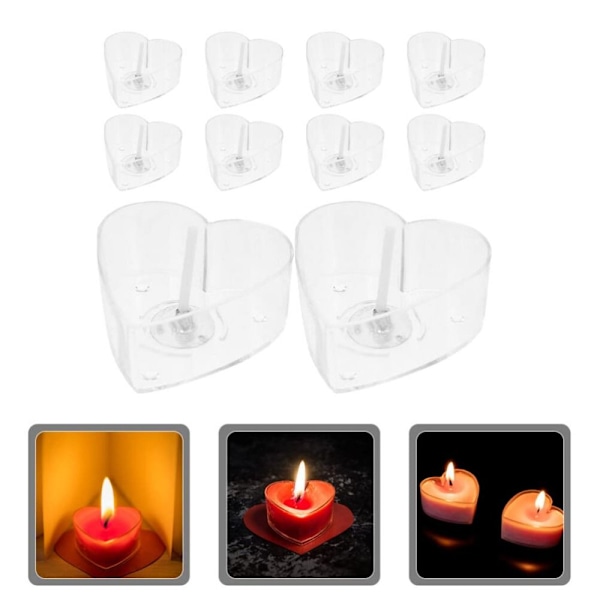 10 kpl Tealight Cup -telineet Mold ROUND ROUND Round