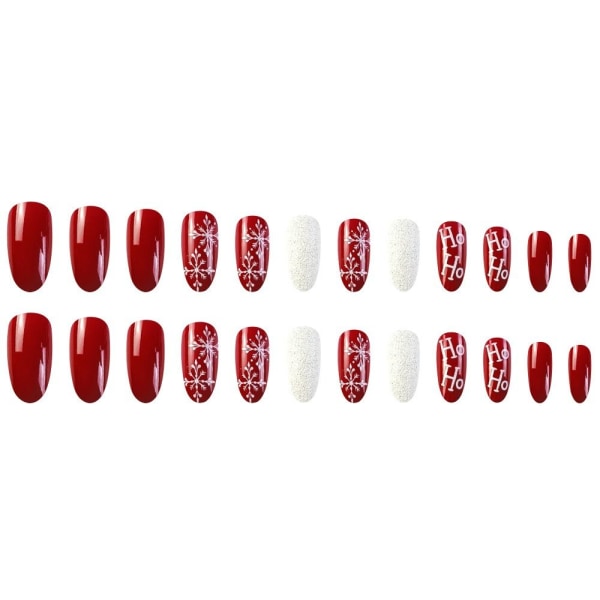 Christmas French Fake Nails False Nail 1 1 1