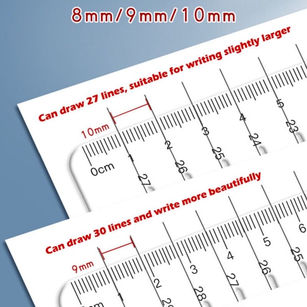 Kalligrafia stensiiliviivainmalli 30 RIVIÄ 30 RIIVAA 30 Lines