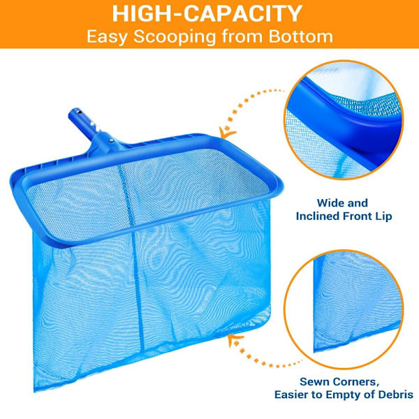 Allas Deep Net Pool Skimmer Uima-allas Leaf Skimmer Net