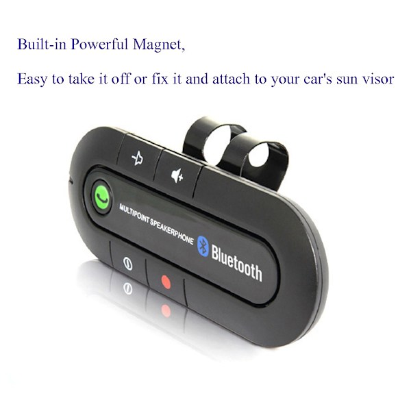 Håndfri bil Bluetooth Bluetooth højttaler SORT black