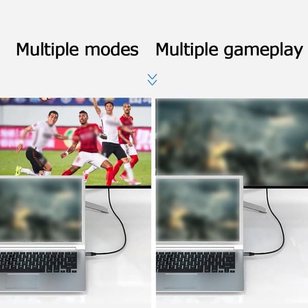 Type-C til HDMI-adapterkabel 4K HD-kabel