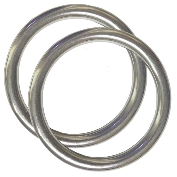 2 stk Metallring O-Ring Pakninger Stor Ring