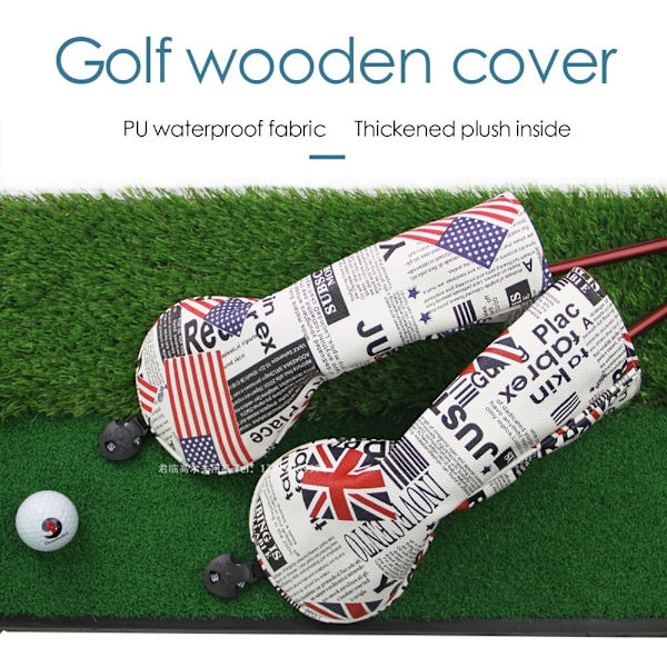 Golf Club Head Cover Golf Wood Cover HYBRID COVERSTYLE-2 STYLE-2 Hybrid CoverStyle-2