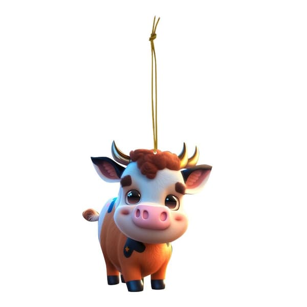 Joulukuusiriipus auton taustapeiliriipus E E E