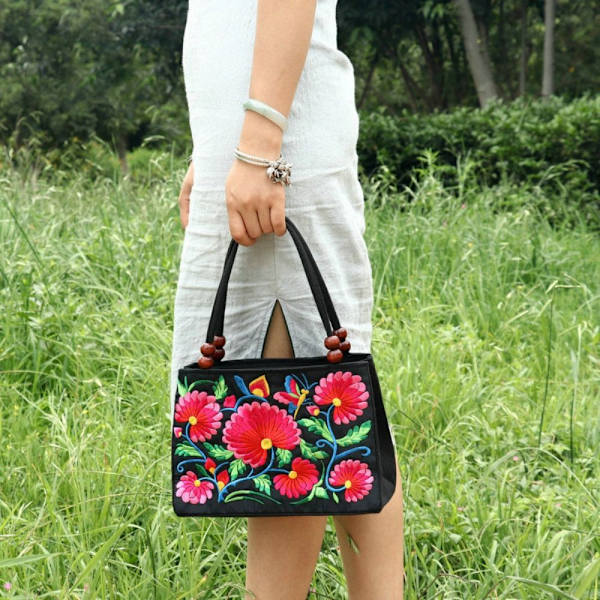Broderede tasker Bucket Bag 3 3 3