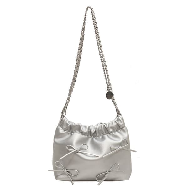 Skulderveske Shopper Bag SØLV silver