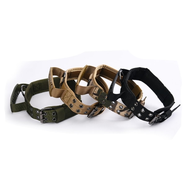 Hundhalsband Militärhundhalsband SVART XL XL Black XL-XL