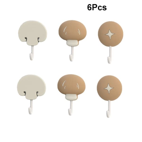 6 kpl Avainkoukut Seinäkoukut Seinäripustimet 6Pcs