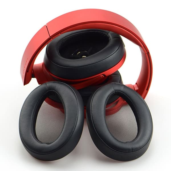 1 par erstatnings øreputer for SONY BLACK Black