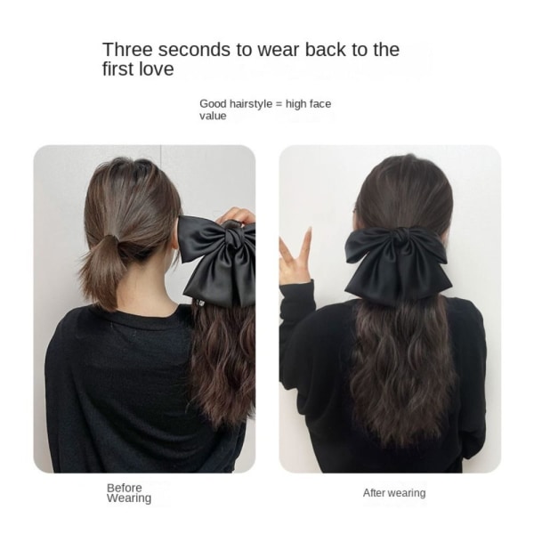 Black Hairpiece Horse Tail BRUN REIM STIL REIMSTIL brown strap style-strap style