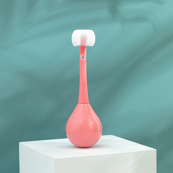 Tumbler børnetandbørste Tresidet tandbørste PINK pink